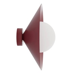 Kinkiet MONO K1S Burgundowy/Opal