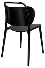 Krzesło Marie 49x54x84 Czarny/Polipropylen
