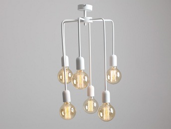 Lampa wisząca VANWERK TALL – biały