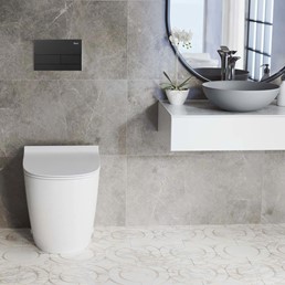 Przycisk Typu T do Stelaża Podtynkowego WC K011A-Q Czarny Mat