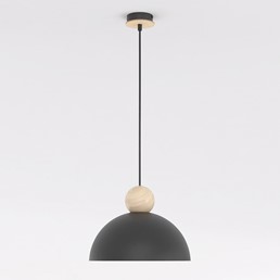 Lampa Wisząca KAKI 1M Czarny