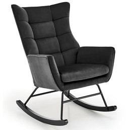 Fotel Bujany BAZALTO Czarny