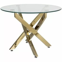 Ława AGIS A fi60 Złoty/Transparentny