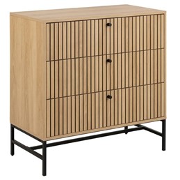 Komoda ALBANY 3 Szuflady Dąb Naturalny