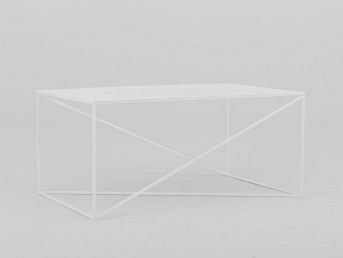 Stół Kawowy Memo Metal 100x60 Biały
