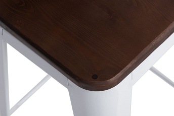 Hoker PARIS WOOD 75cm biały sosna orzech