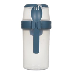 Lunch Box z Trzema Przegródkami Niebieski