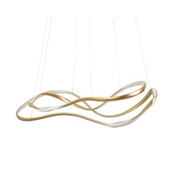 Lampa Wisząca WAVES 2 Złoty