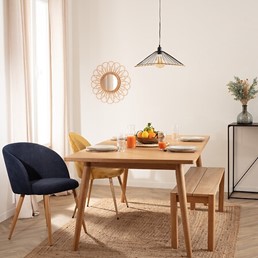 Fotel CELESTE Granatowy