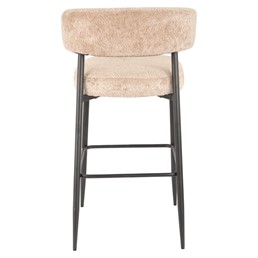 Zestaw 2x Krzesło Barowe ROCHELLE SHEEP Beżowy