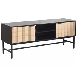 Szafka RTV MAGO RTV1 Dąb/Czarny Mat