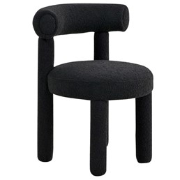 Krzesło LEITH LET77BLK Czarny