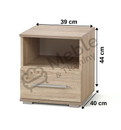 Szafka Nocna LIMA SN1 Dąb Sonoma