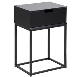 Szafka Nocna MITRA Czarny/Czarny