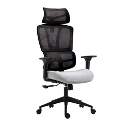 Fotel Obrotowy FB27-FX Czarny/Szary