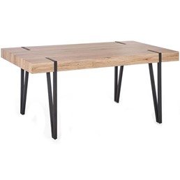 Stół Yohann 90x170x76 Dąb San Remo/Czarny