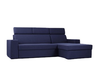 Narożnik Rozkładany Atlantica P 250x160 Atramentowy/Orzech