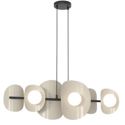 Lampa Wisząca ELEMENTI 6 Beżowy