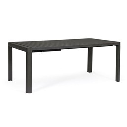 Stół Rozkładany Ogrodowy KIPLIN (240-180)x100cm Antracyt
