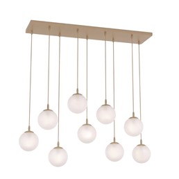 Lampa Wisząca COSMO 9 Beżowy/Opal