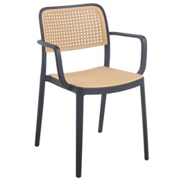 Krzesło K31-FX (B) Naturalny/Czarny