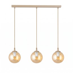 Lampa Wisząca COSMO 3 Beżowy/Miodowy