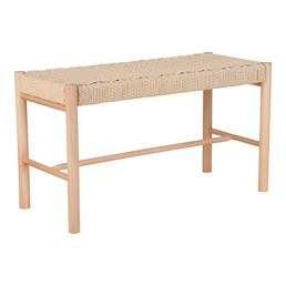 Ławka Drewniana ABANO 80cm Beżowy