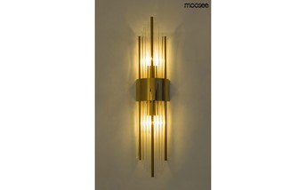 Lampa Ścienna AMANDA Złoty/Transparenty