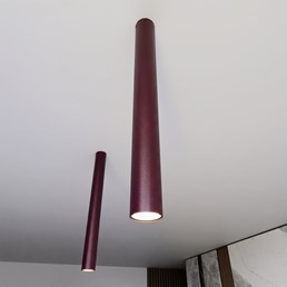 Lampa Sufitowa TECNO 1XL Burgundowy