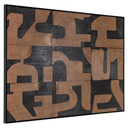 Obraz CASCADE 140x100 cm Brązowy