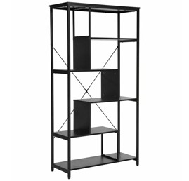 Regał NET A Czarny Mat/Czarny