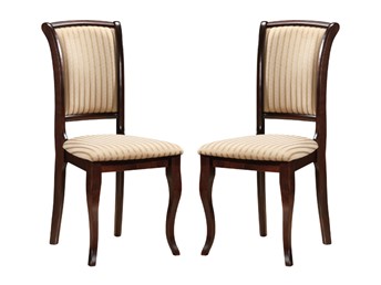 Zestaw 2x Krzesło MN-SC Ciemny Orzech Tap.19