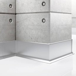 Listwa Przypodłogowa LP59 Anodowana 250 cm Srebrny