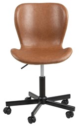 Fotel Biurowy Batilda PU 54x55x80 Brandy