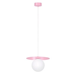 Lampa Wisząca ROBIN K-5440 Różowy/Biały