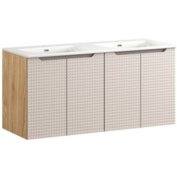 Zestaw Meblowy SKY 120cm Beż/Dąb Olejowany