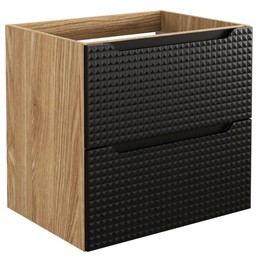 Szafka pod Umywalkę SKY Dąb Olejowany/Czarny Mat