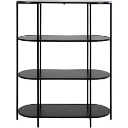 Regał VITA Owalny Czarny