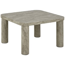 Stolik SOLANO 60x60 Szary/Marmur