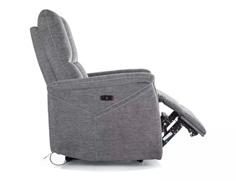 Fotel Rozkładany NEPTUN M Brego Ciemny Szary/Czarny