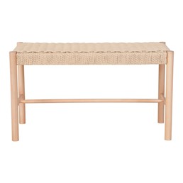 Ławka Drewniana ABANO 80cm Beżowy