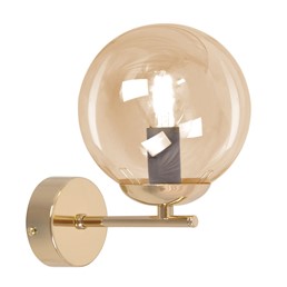 Kinkiet GRAND K-5415 Złoty/Bursztynowy