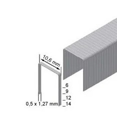 Zszywka PF-06 12 760 szt. Chrom