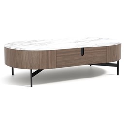 Stolik Kawowy SILARIO SA06 140x75cm Brązowy