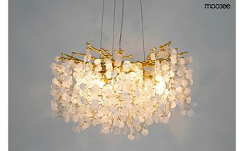 Lampa Wisząca RIVIERA 80 Złoty/Transparentny