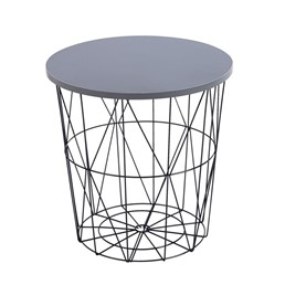 Ława L8-FX Szary/Czarny