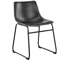 Krzesło OREGON Czarne PU