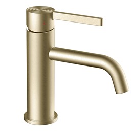 Bateria Umywalkowa Niska FOSTER Złoty Szczotkowany