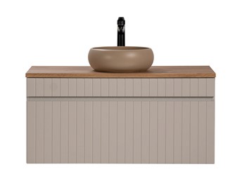 Zestaw ICC B WIKI-MC 100cm (Szafka + Blat+ Umywalka) Kaszmirowy