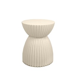 Stolik TURNO Fi36cm Beżowy